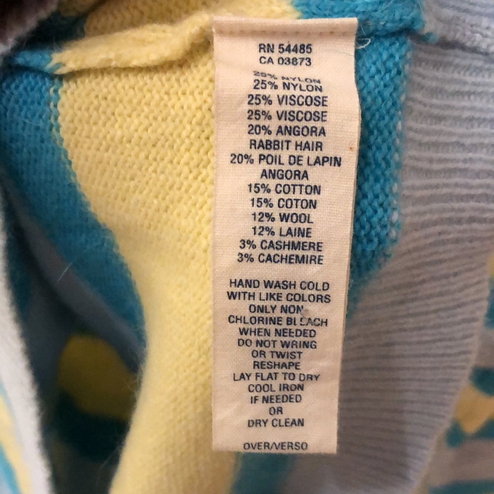 American Eagle Outfitters Striped V Neck Sweater - Picture 7 of 7